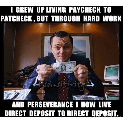 Paycheck to paycheck