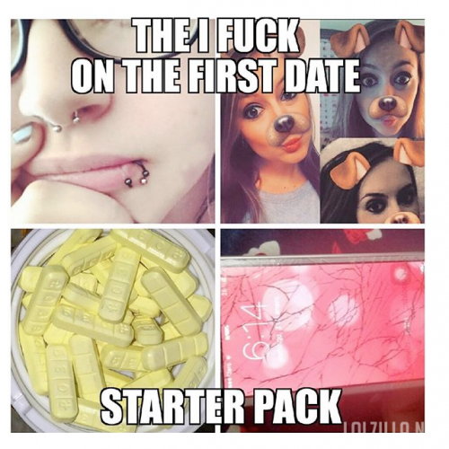 Fuck on the first date starter pack